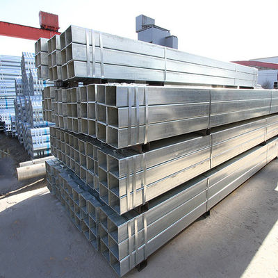 Good price Tubo quadrato in acciaio galvanizzato rivestito di zinco per l'industria Z100 Z120 Z150 Z200 10*2*6000mm in linea