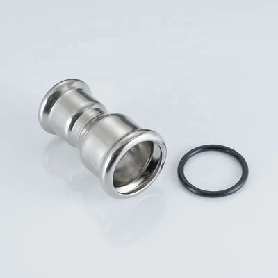 Good price SS304 316L Fittings di pressa per collegamento di tubi in acciaio inossidabile in linea