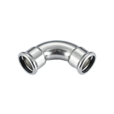 Good price 316L 304L 304M Profile in acciaio inossidabile Press Pipe Fittings 45° Elbow DVGW W534 in linea
