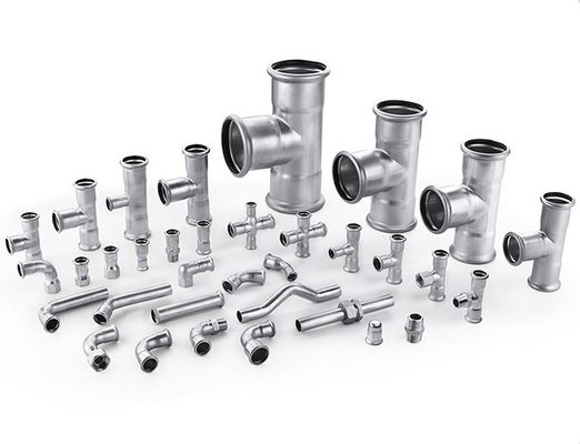 Good price SS304 316L Fittings di pressa per collegamento di tubi in acciaio inossidabile in linea